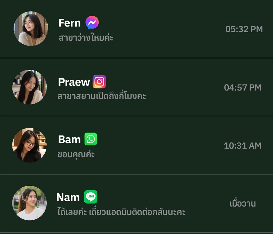 หน้าจัดการคลังความรู้และสินค้าบนแดชบอร์ด Chuay